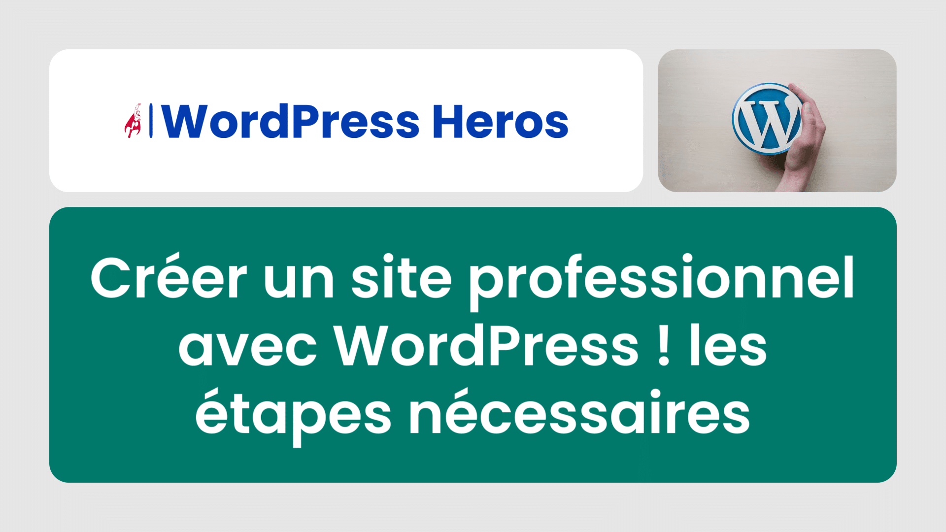 Cr Er Un Site Professionnel Avec Wordpress Les Tapes