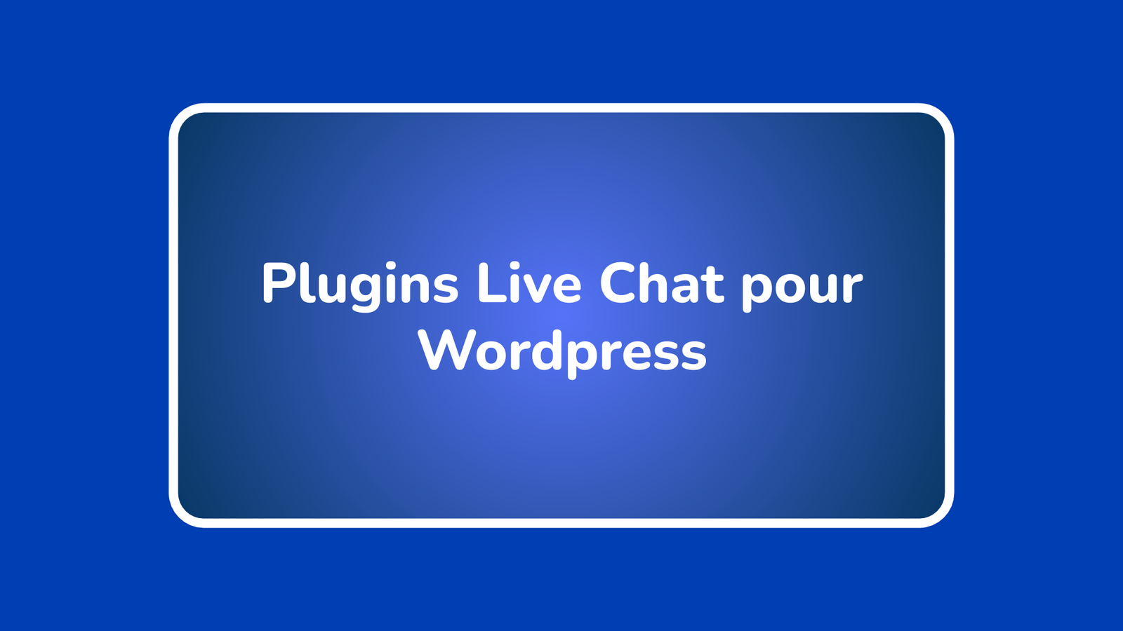 Plugin Live Chat Wordpress