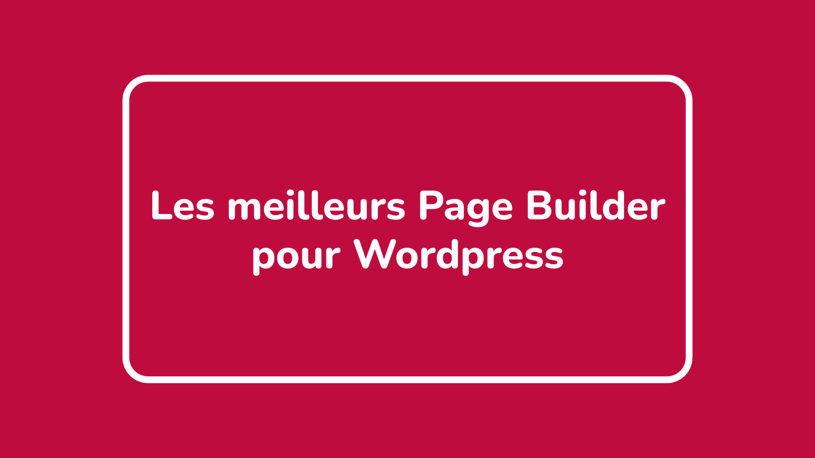 Page Builder Wordpress
