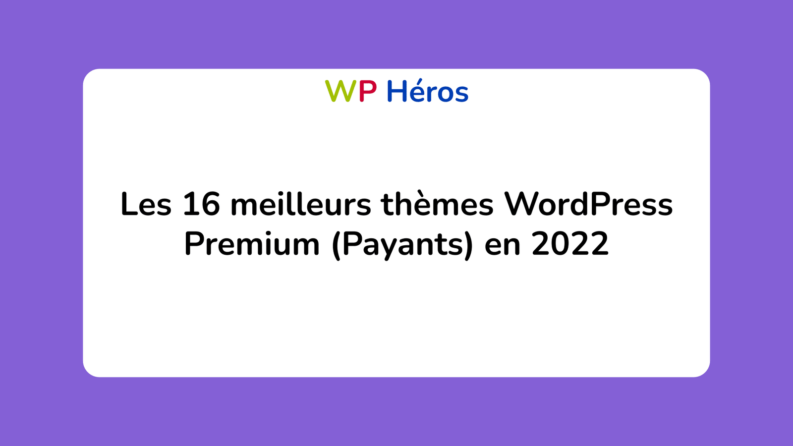 Thèmes Wordpress Premium