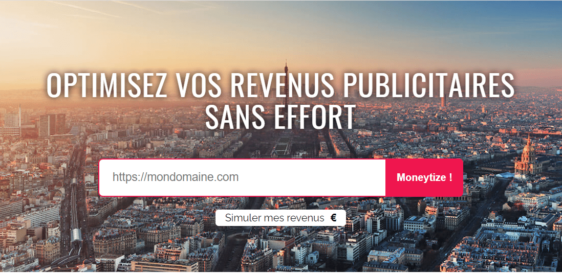 régie publicitaire ou Plateforme Publicitaire The Moneytizer