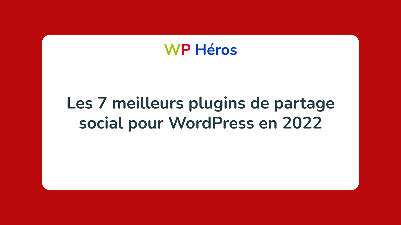 meilleurs plugins de partage social WordPress