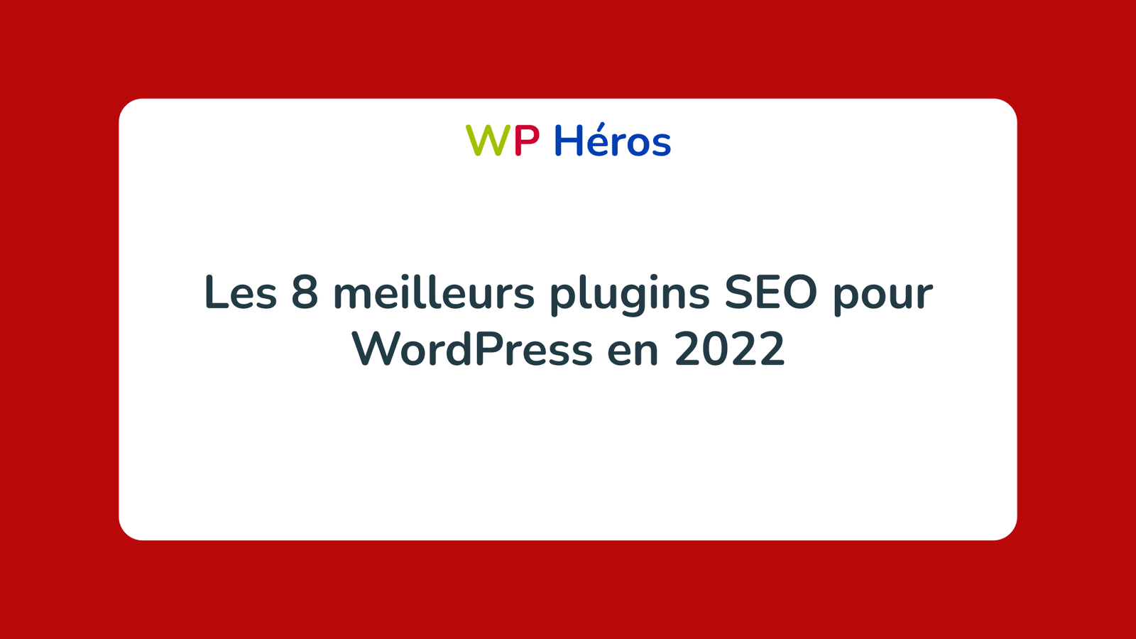 meilleurs plugins seo wordpress