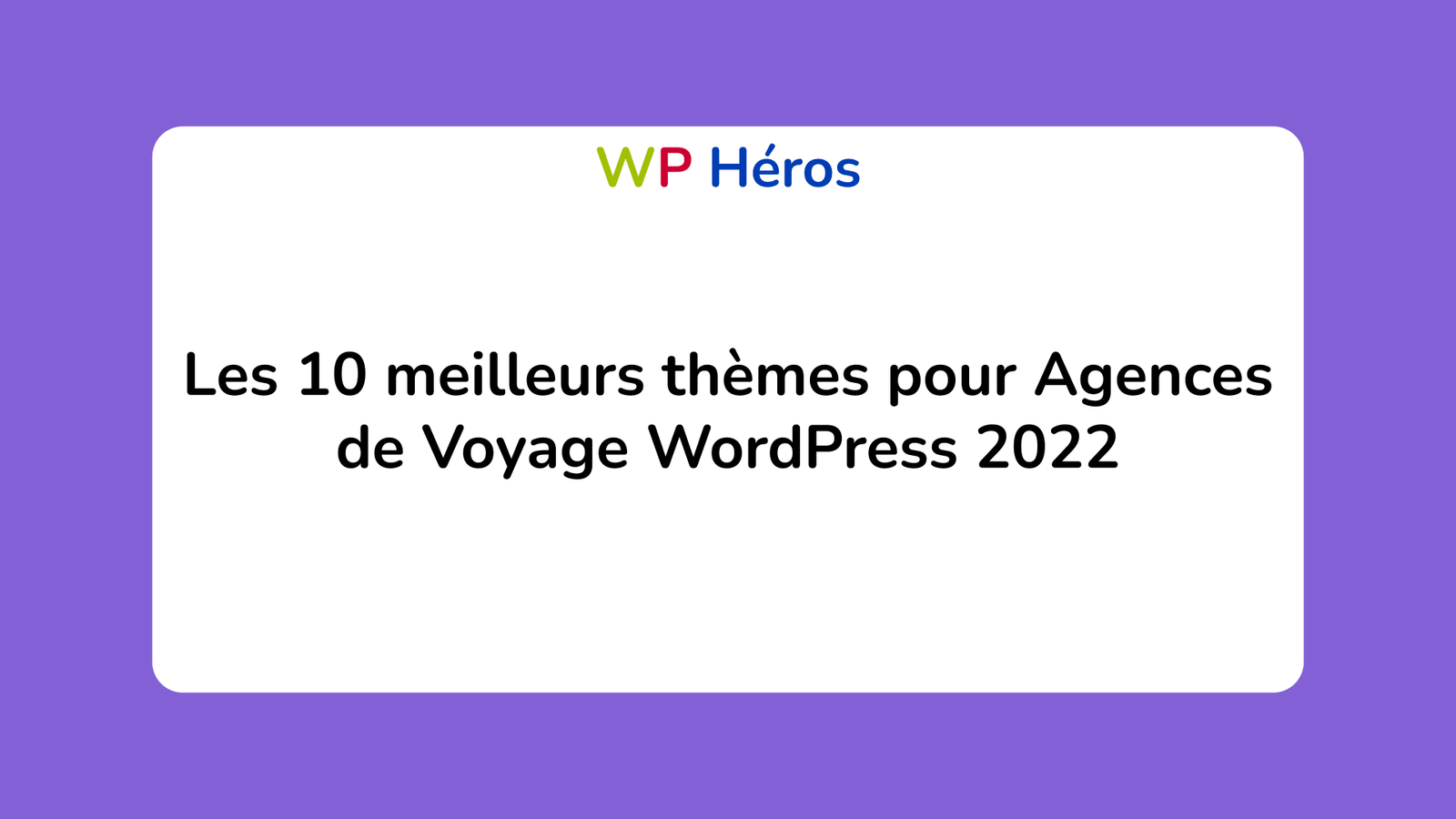 meilleurs thèmes Agences de Voyage WordPress