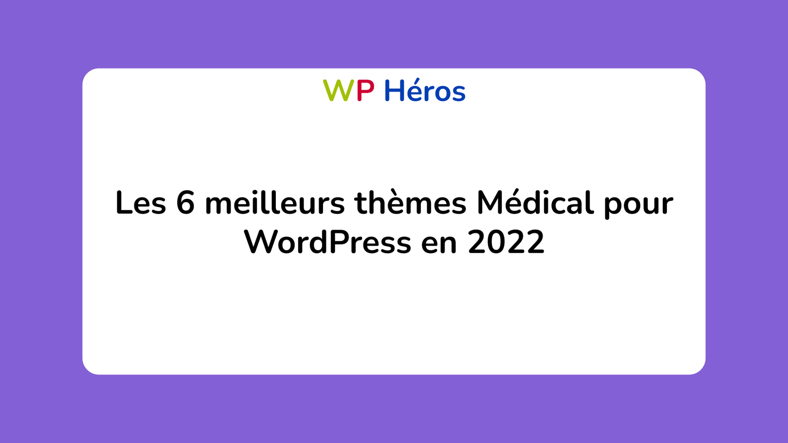 meilleurs thèmes Médical WordPress