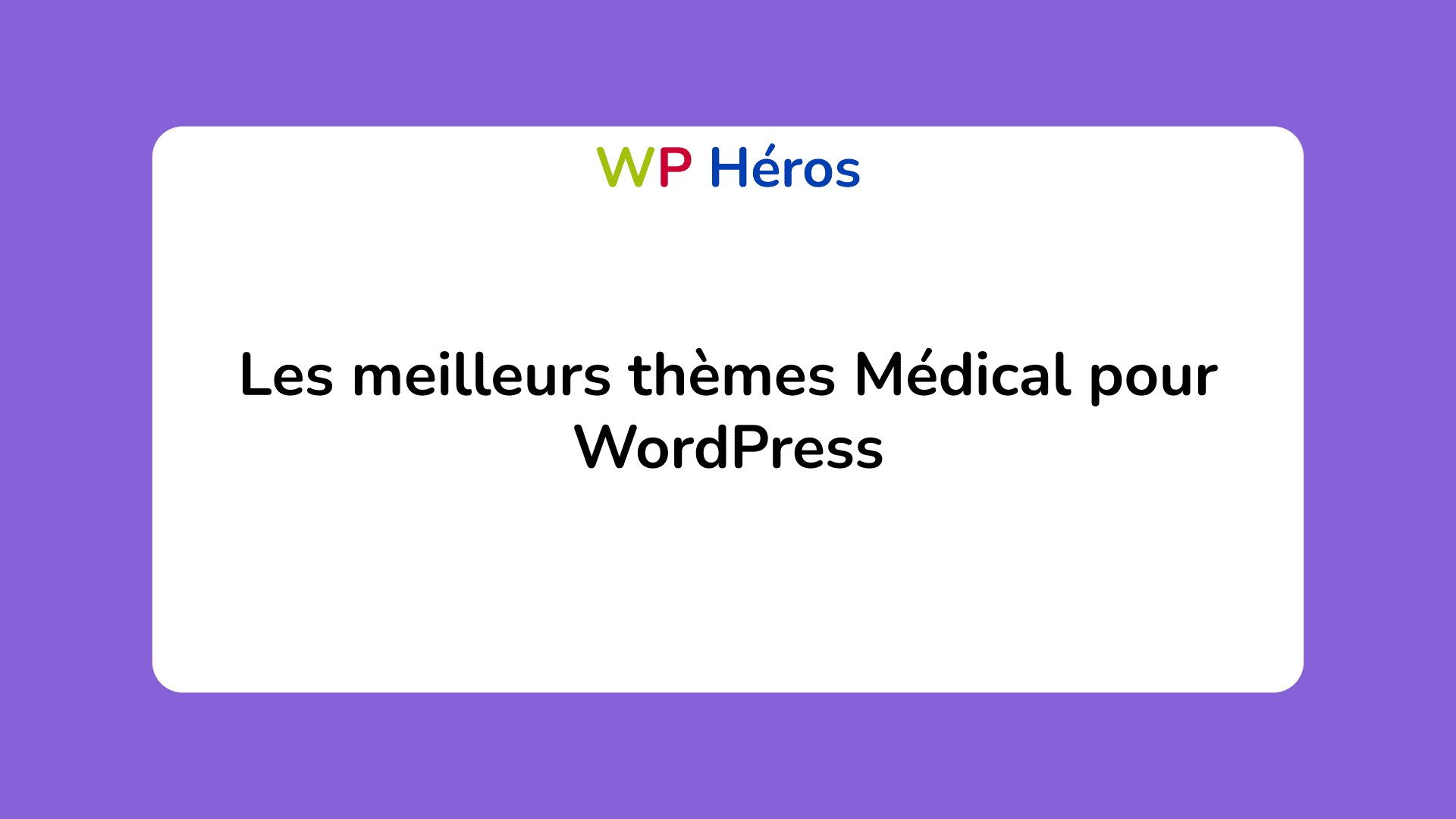 thèmes Médical pour WordPress