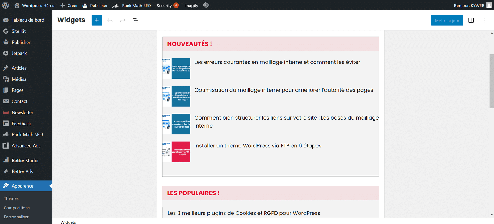 Widgets